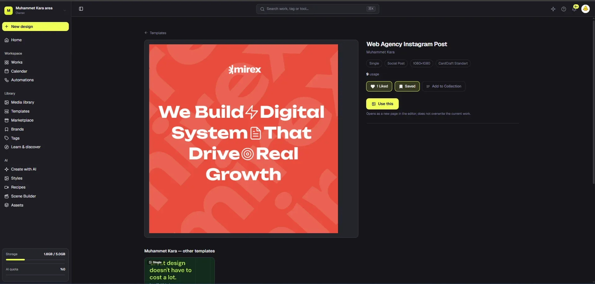Dika Studio: templates