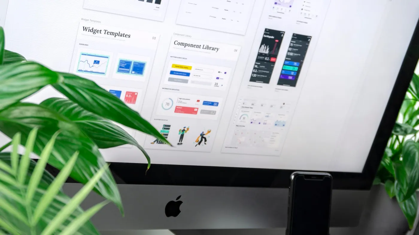 Design team creating a cleaner user interface for higher website conversions