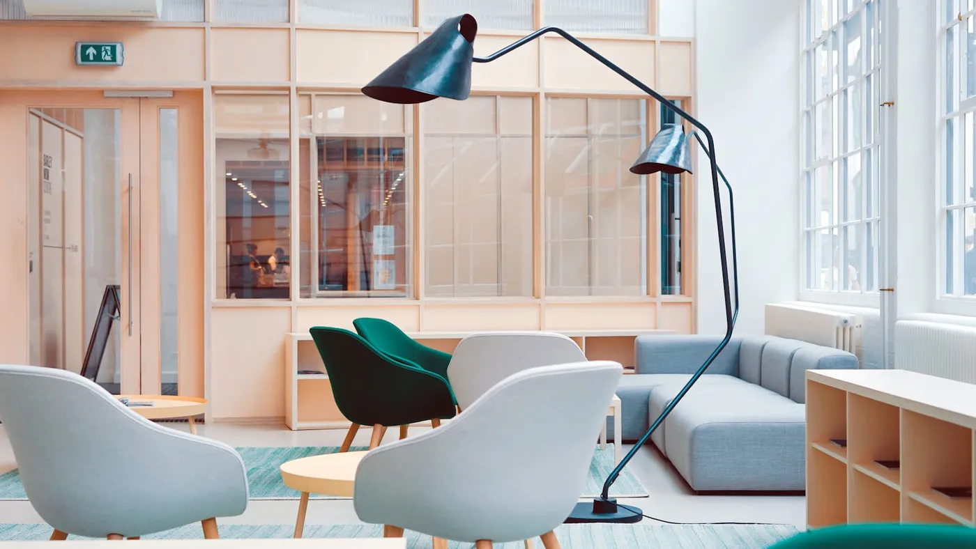 Office setup used to build focused landing page sections for service campaigns